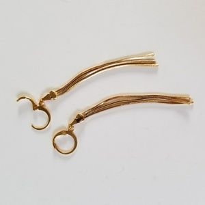 14KGF Tassel Earrings